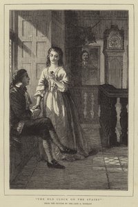 Vanha kello portaissa
